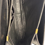 Celine Vintage Black Leather Shoulder Bag