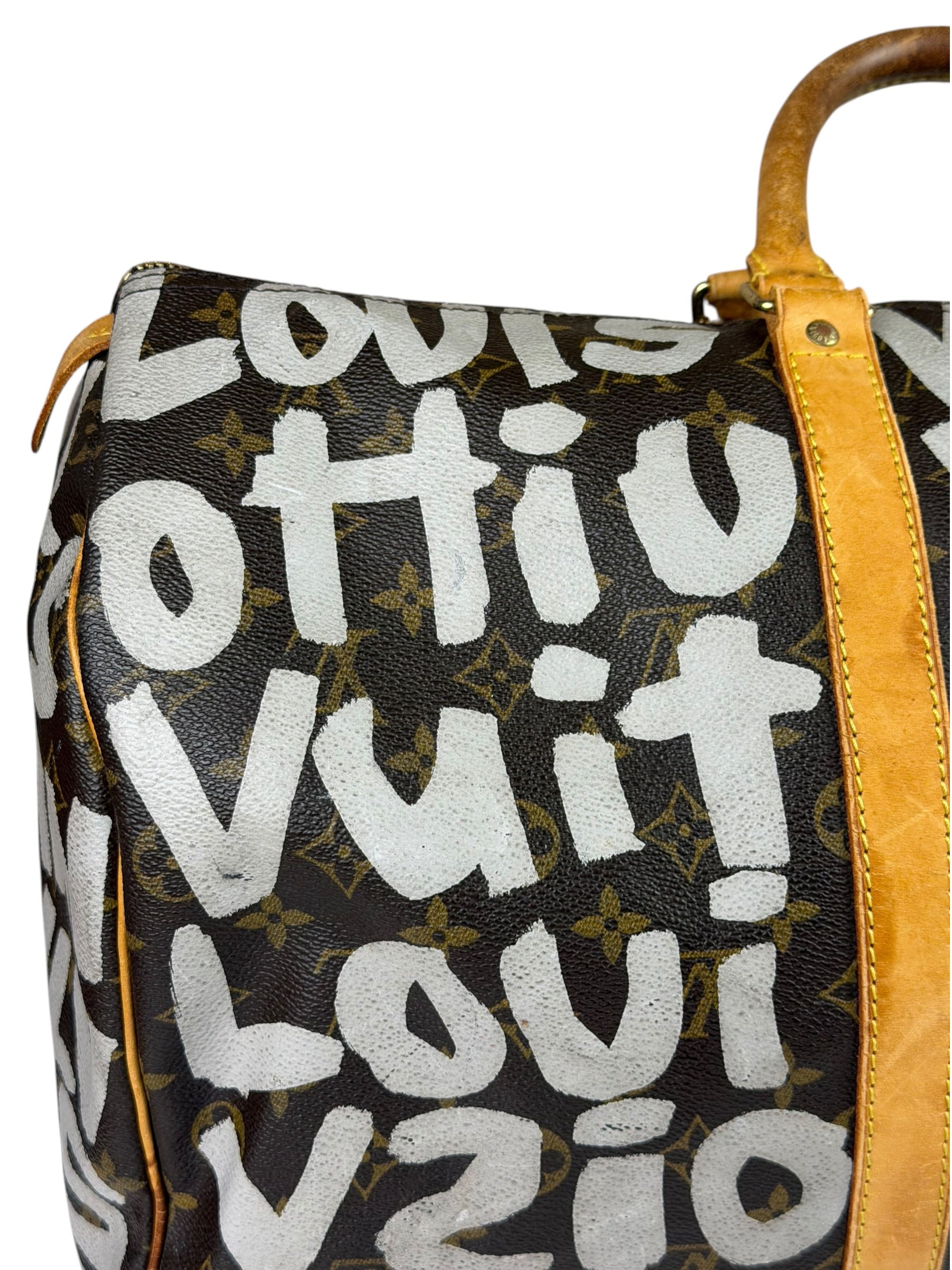 Louis Vuitton x Stephen Sprouse Monogram Graffiti Keepall 50