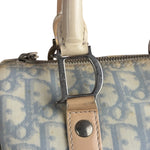 Christian Dior Vintage Trotter Canvas Mini Boston Bag