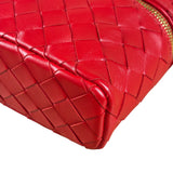Bottega Veneta Red Intrecciato Leather Crossbody Bag
