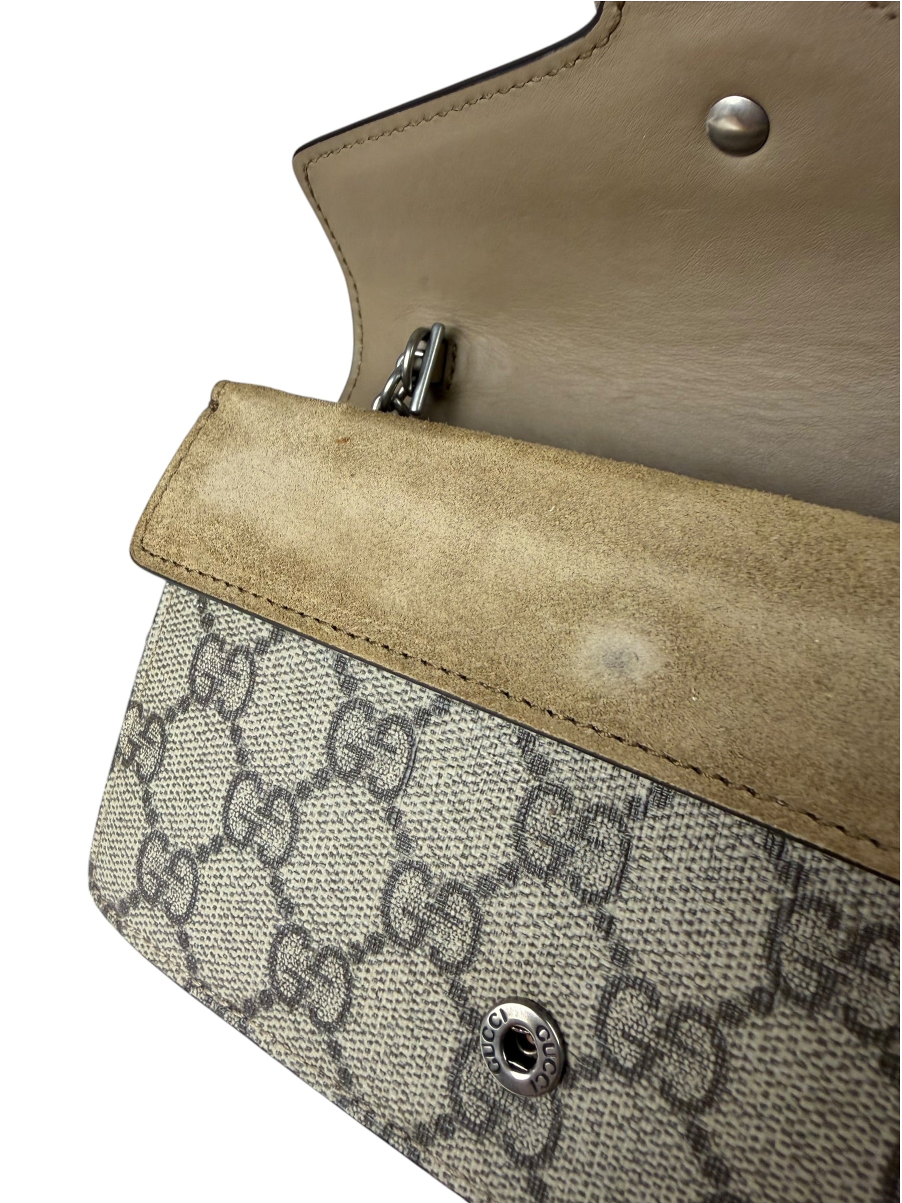 Gucci Beige Dionysus Mini Crossbody Bag