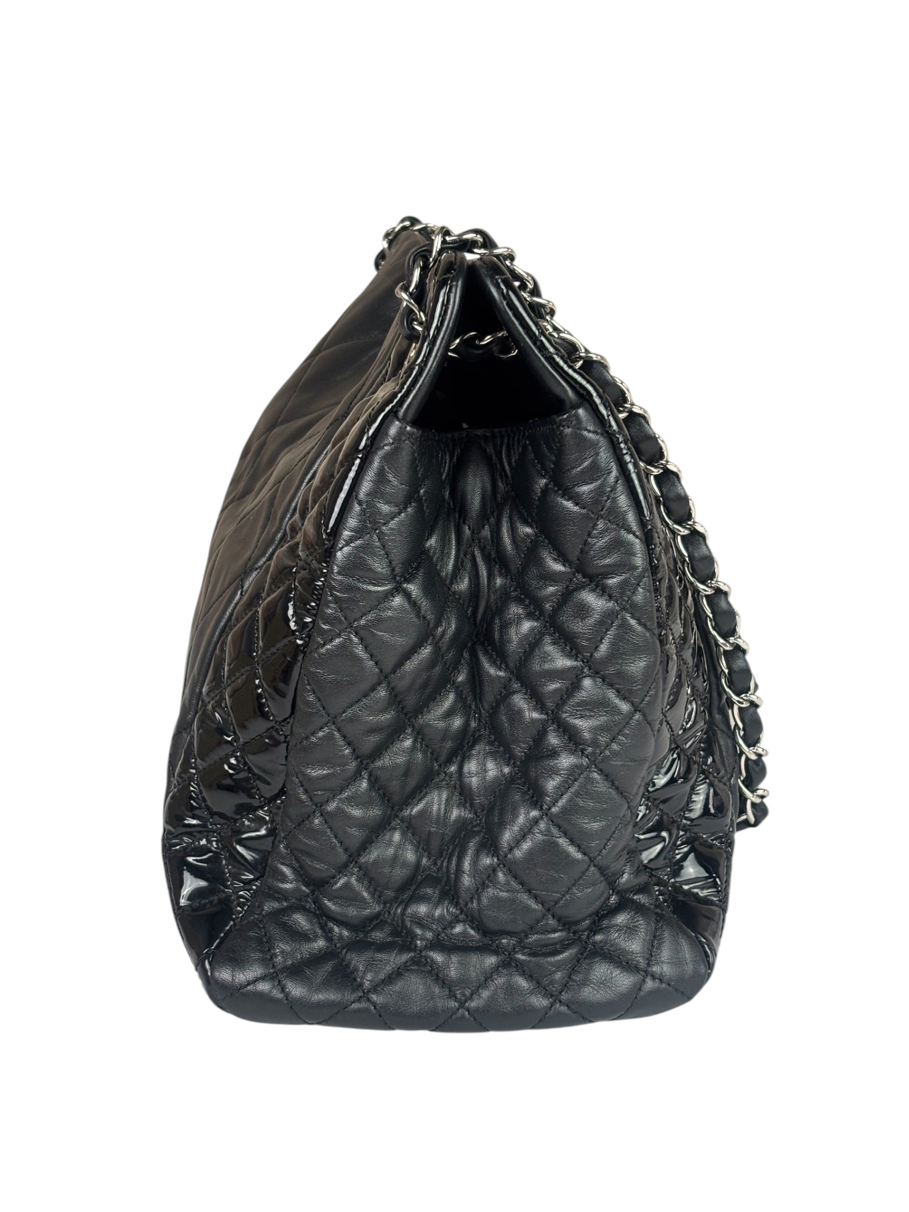 Chanel Black Quilted Leather Tote Bag 2014