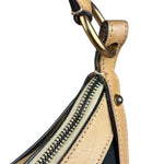 Gucci Vintage Black GG Horsebit Shoulder Bag