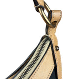 Gucci Vintage Black GG Horsebit Shoulder Bag