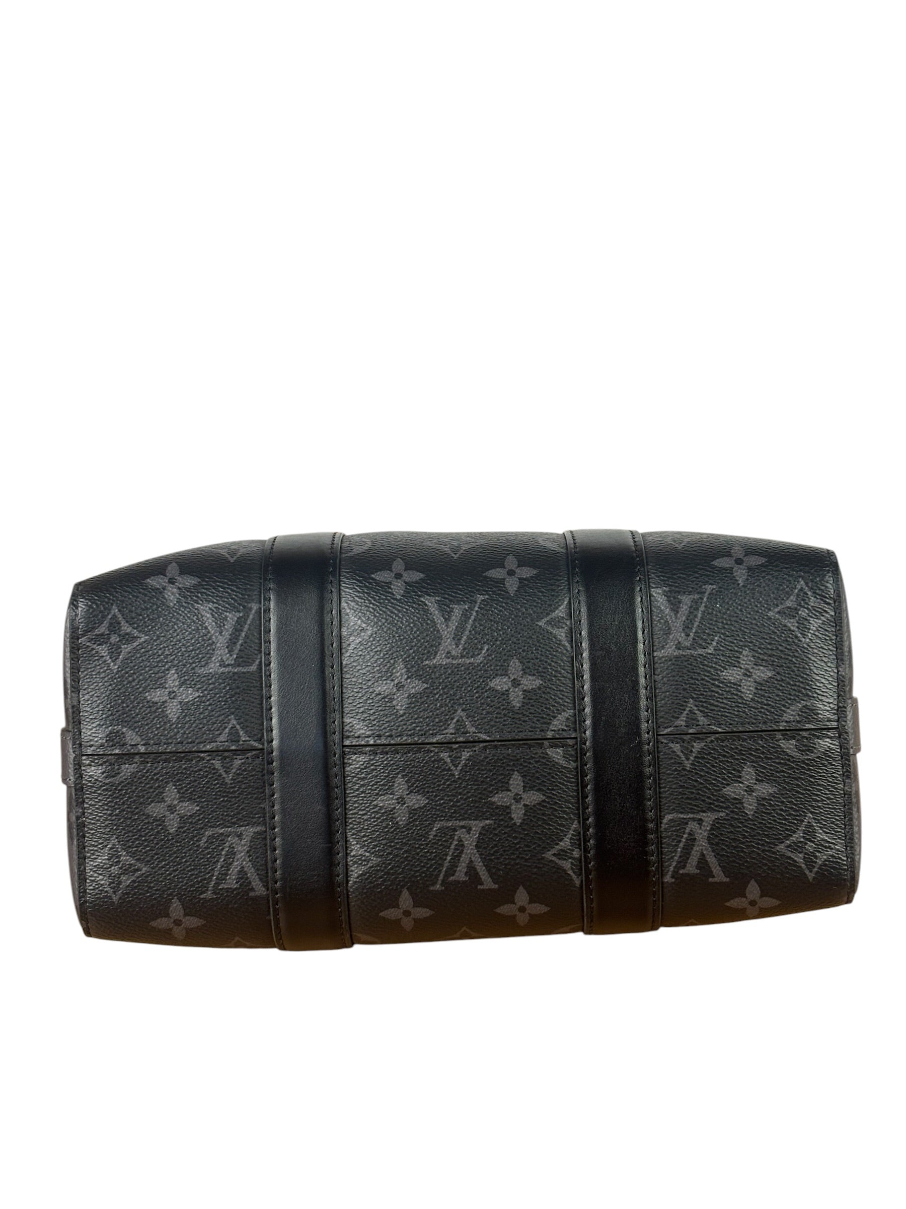 Louis Vuitton Black/Grey Monogram Eclipse City Keepall