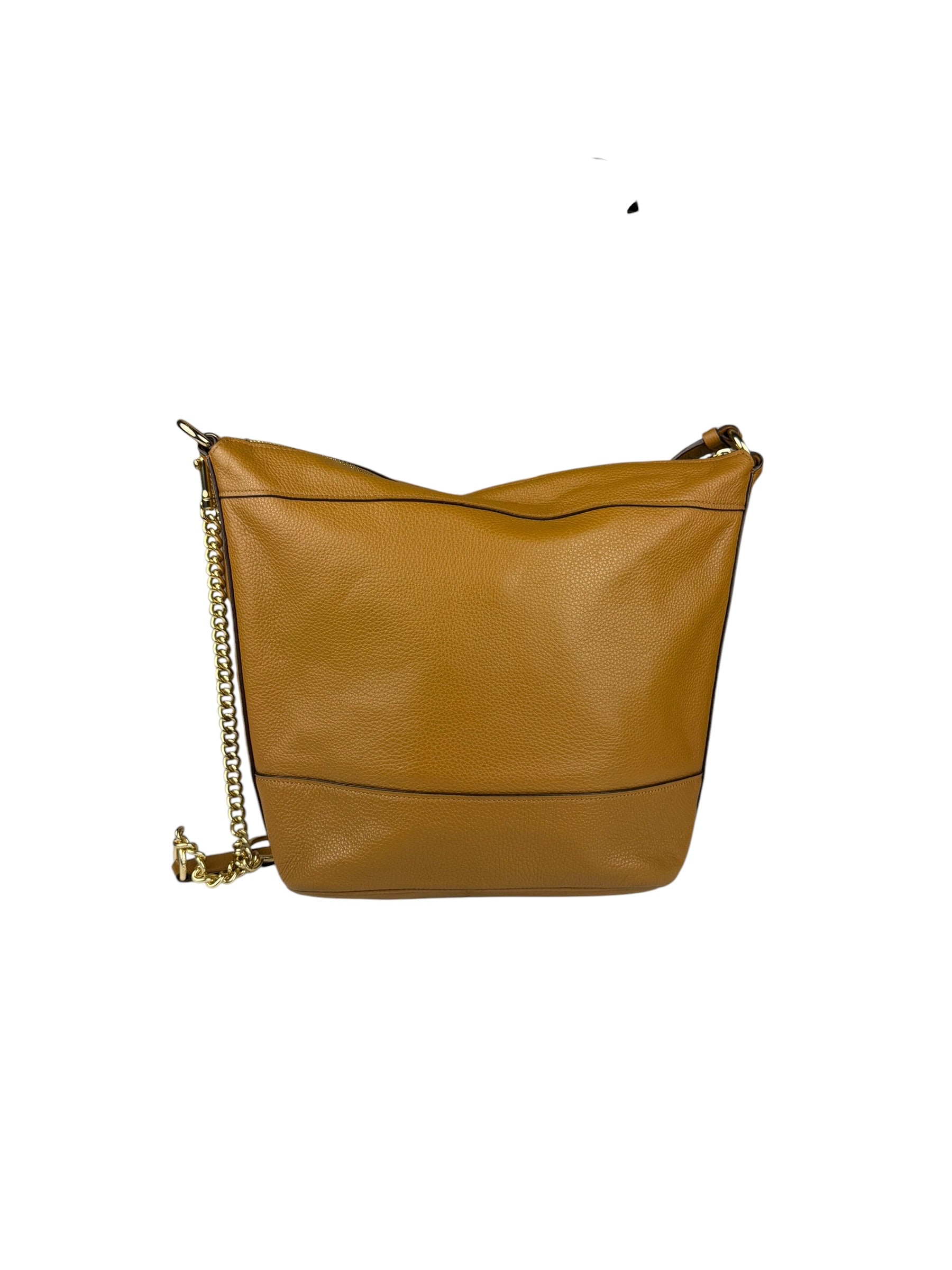 Coach Camel Leather Paxton Bucket Crossbody