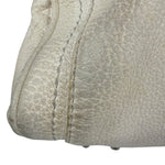 Chloé White Leather Paddington Handbag (Repainted)