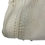 Chloé White Leather Paddington Handbag (Repainted)