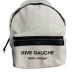 Saint Laurent Mini Canvas Rive Gauche City Backpack