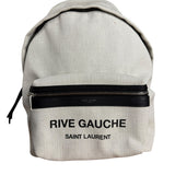 Saint Laurent Mini Canvas Rive Gauche City Backpack