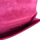 Saint Laurent Pink Leather Y Ligne Clutch