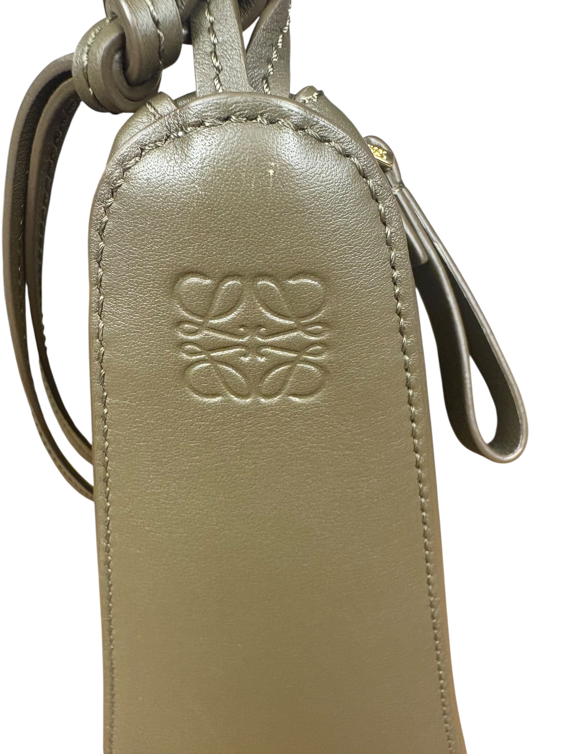 Loewe Mini Leather Hammock Hobo Bag