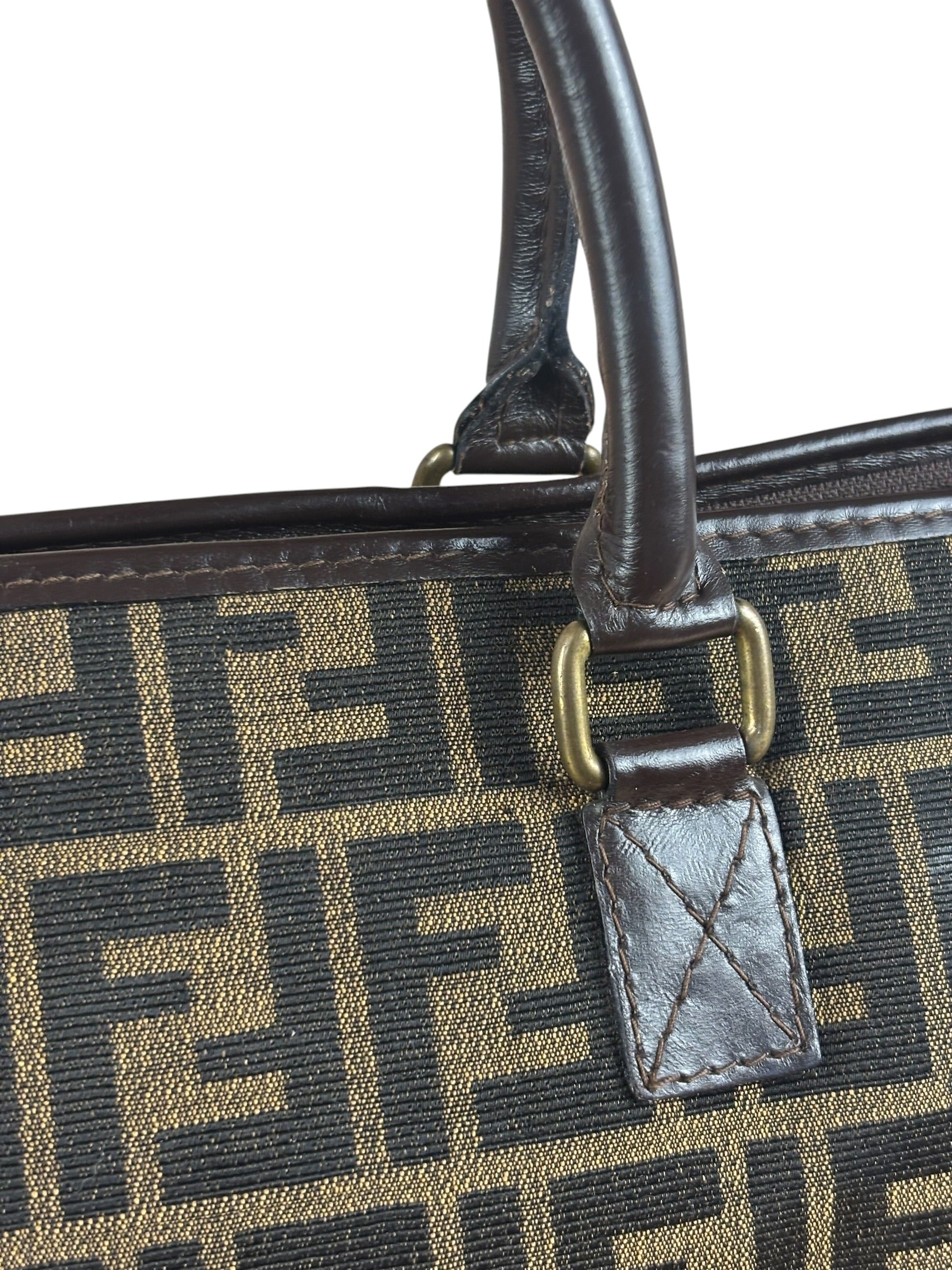 Fendi Vintage Zucca Coated FF Monogram Handbag