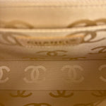Chanel Gold Patent East West Stitch Flap Bag 2002