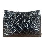 Chanel Black Patent Leather 2.55 Reissue Tote Bag 2010