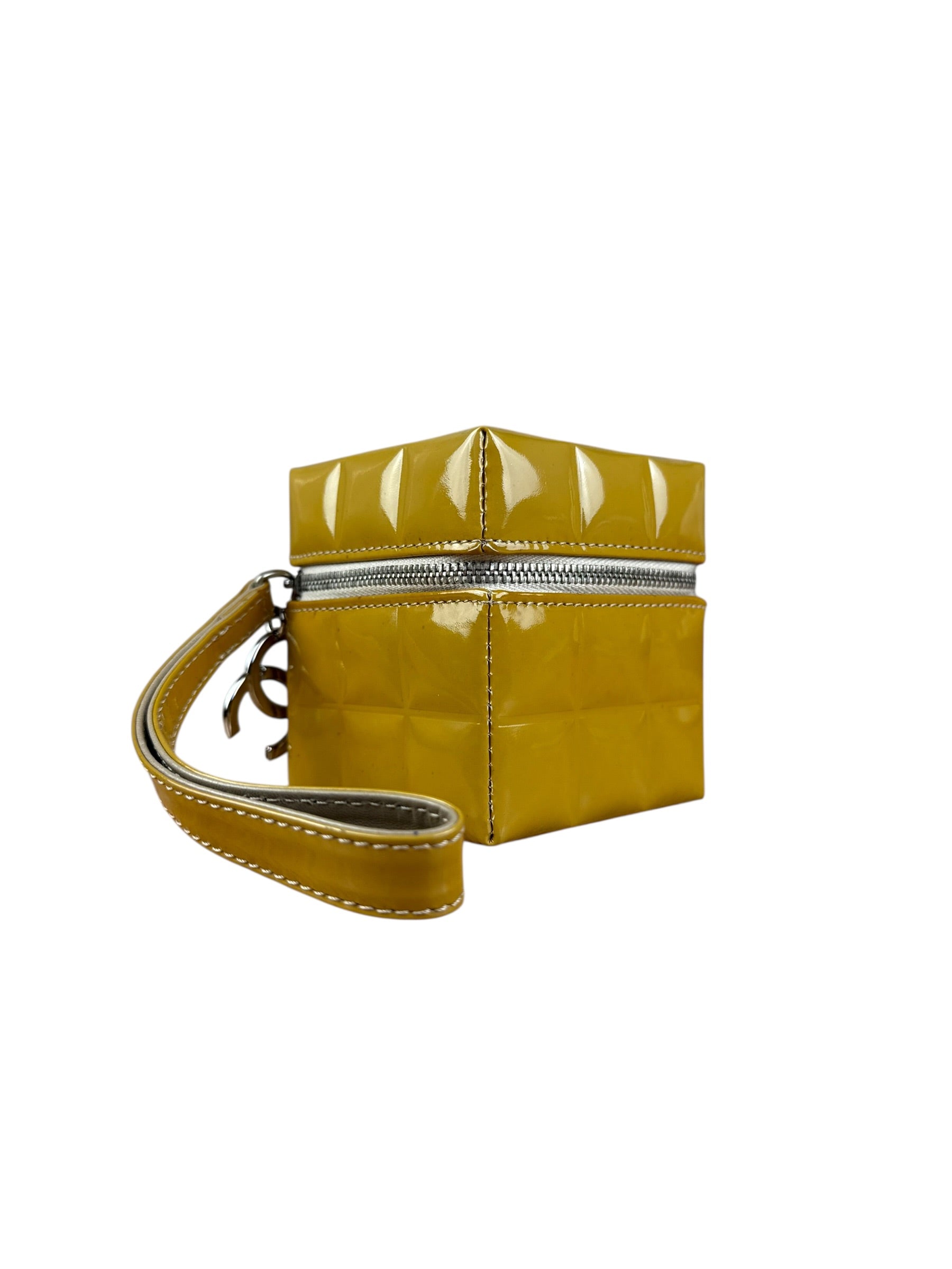 Chanel Orange Patent Rubix Cube 2002