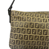 Fendi Vintage Brown Zucca Shoulder Bag
