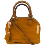 Louis Vuitton Mustard Orange Vernis Alma Two-Way Bag BB
