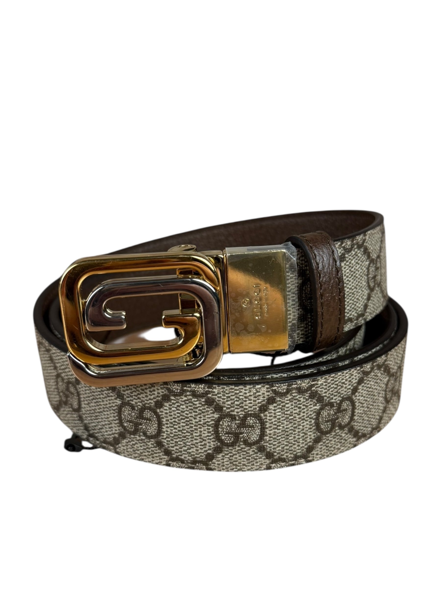 Gucci GG Buckle Belt Reversible Supreme