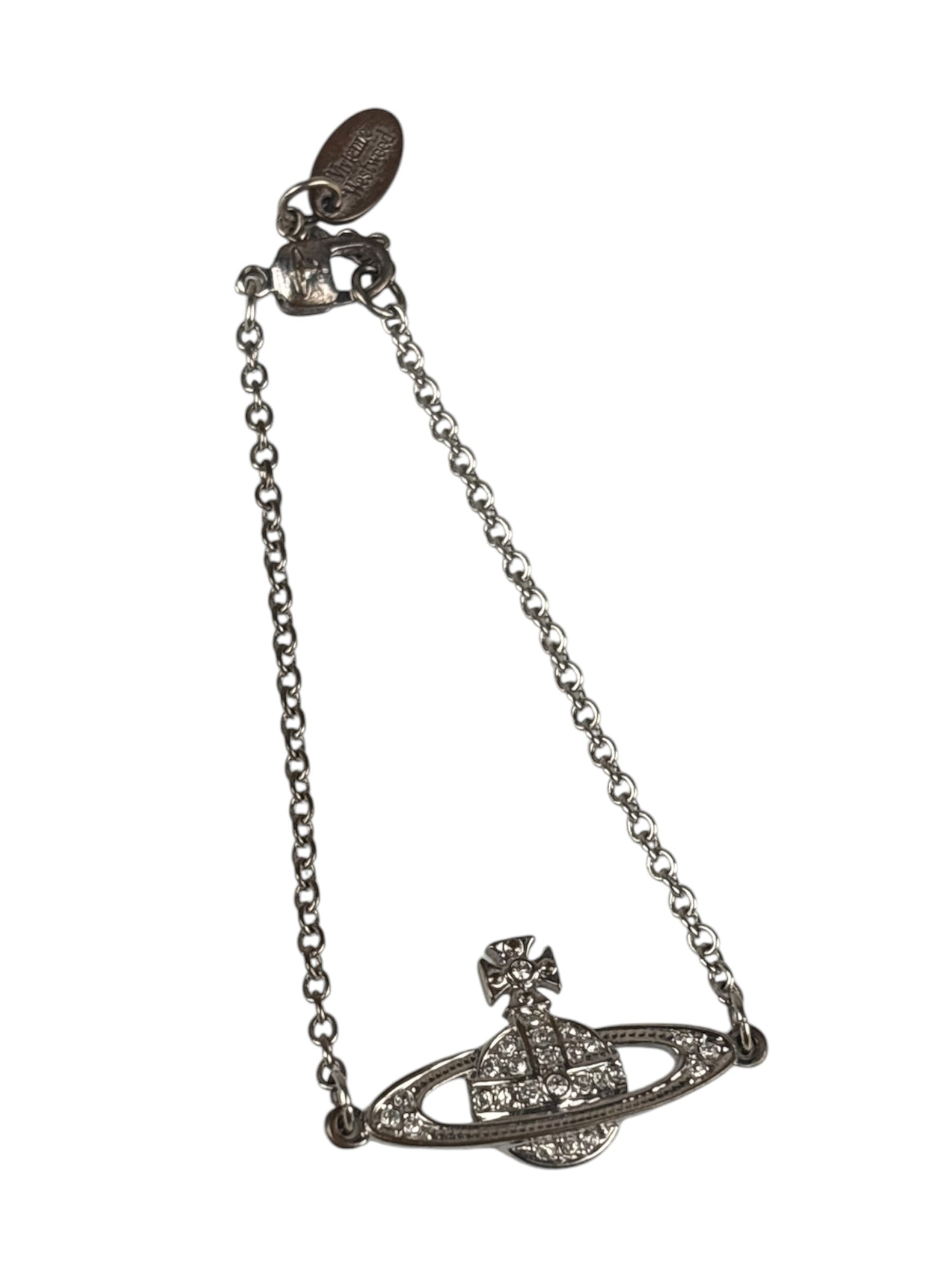 Vivienne Westwood Silver Mini Bas Relief Bracelet