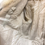 Vintage Saga Ivory/White Fox Fur Coat