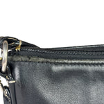Coach Black Leather Soho Pleated Crossbody Bag