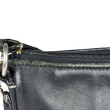 Coach Black Leather Soho Pleated Crossbody Bag