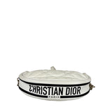 Christian Dior White Leather Micro Vibe Two-Way Bag