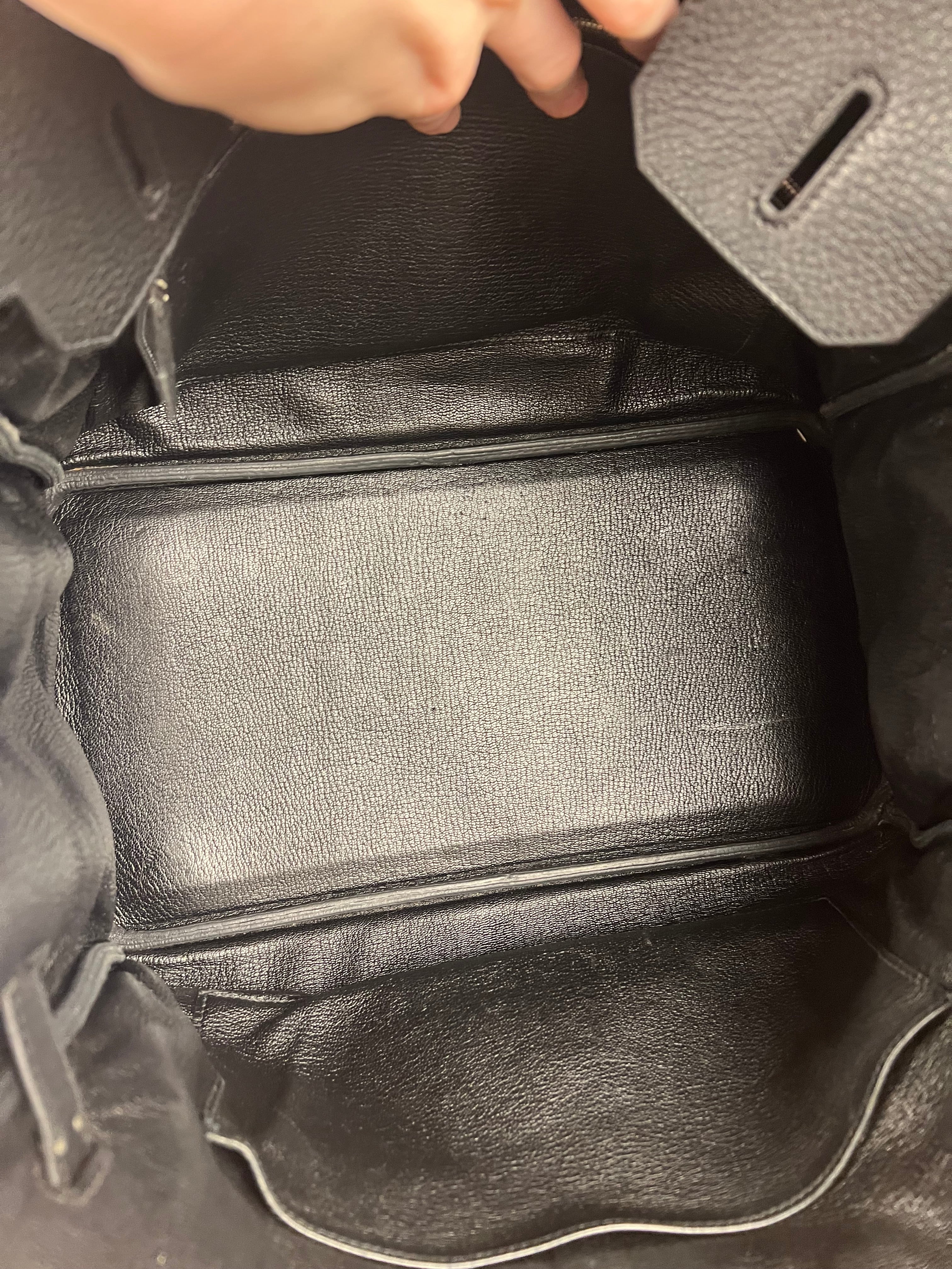 Hermes Birkin 35 Black Togo Palladium 2010