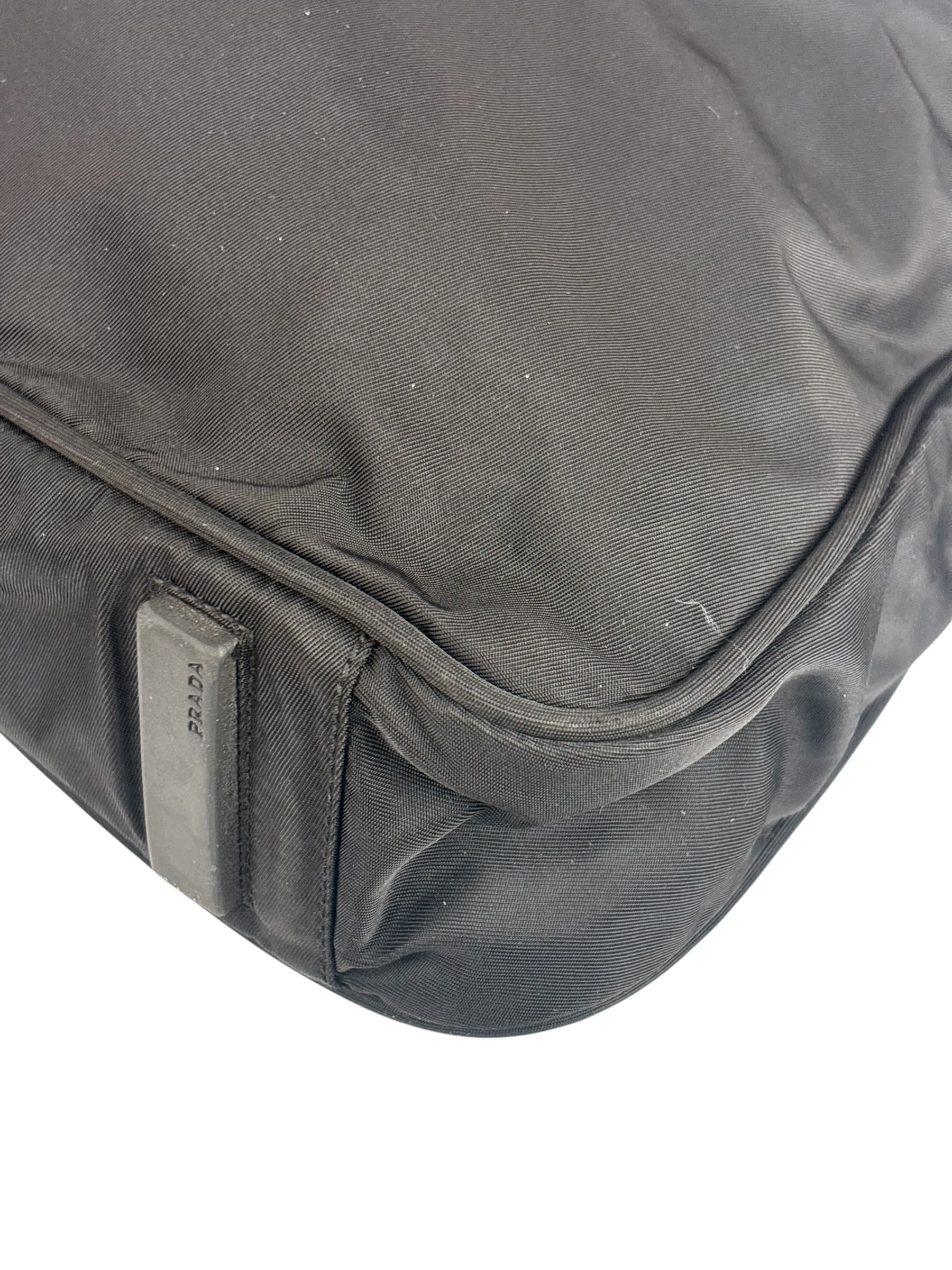 Prada Black Tessuto Nero Nylon Tote/Shoulder Bag