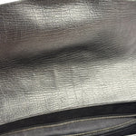 Gucci Black Leather Trim GG Horsebit Shoulder Bag