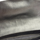 Gucci Black Leather Trim GG Horsebit Shoulder Bag