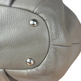 Prada Grey Vitello Daino Leather 2Way Handbag