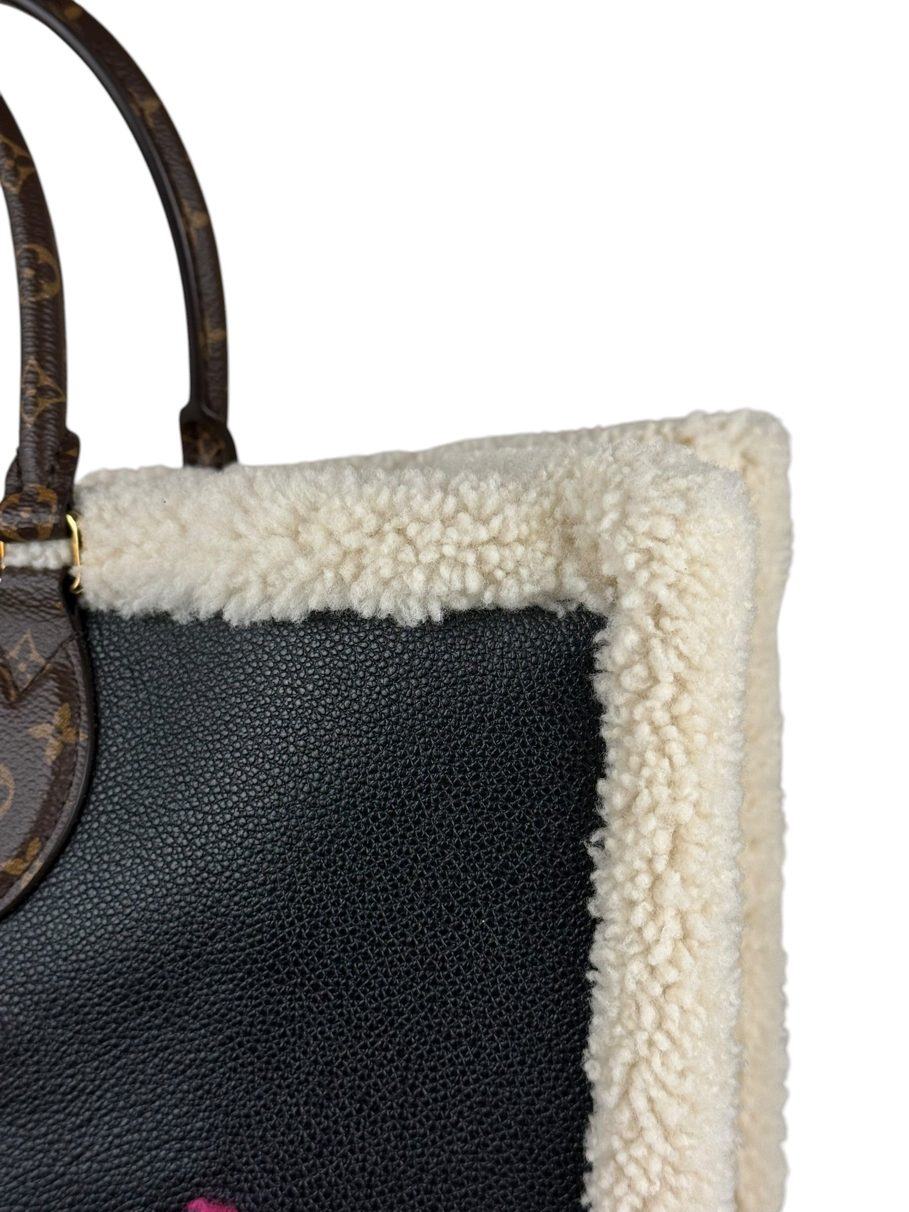 Louis Vuitton OnTheGo Black Leather 2020 Teddy Collection