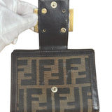 Fendi Vintage Zucca Canvas Compact Wallet