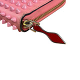 Christian Louboutin Panettone Bicolor Studded Long Zip Around Wallet