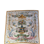 Gucci Vintage Silk Floral Vase Scarf