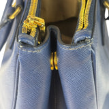 Prada Navy Saffiano Leather Galleria Tote