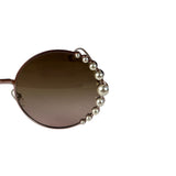 Fendi Pink Ribbons & Pearls FF 0295/S Round Sunglasses