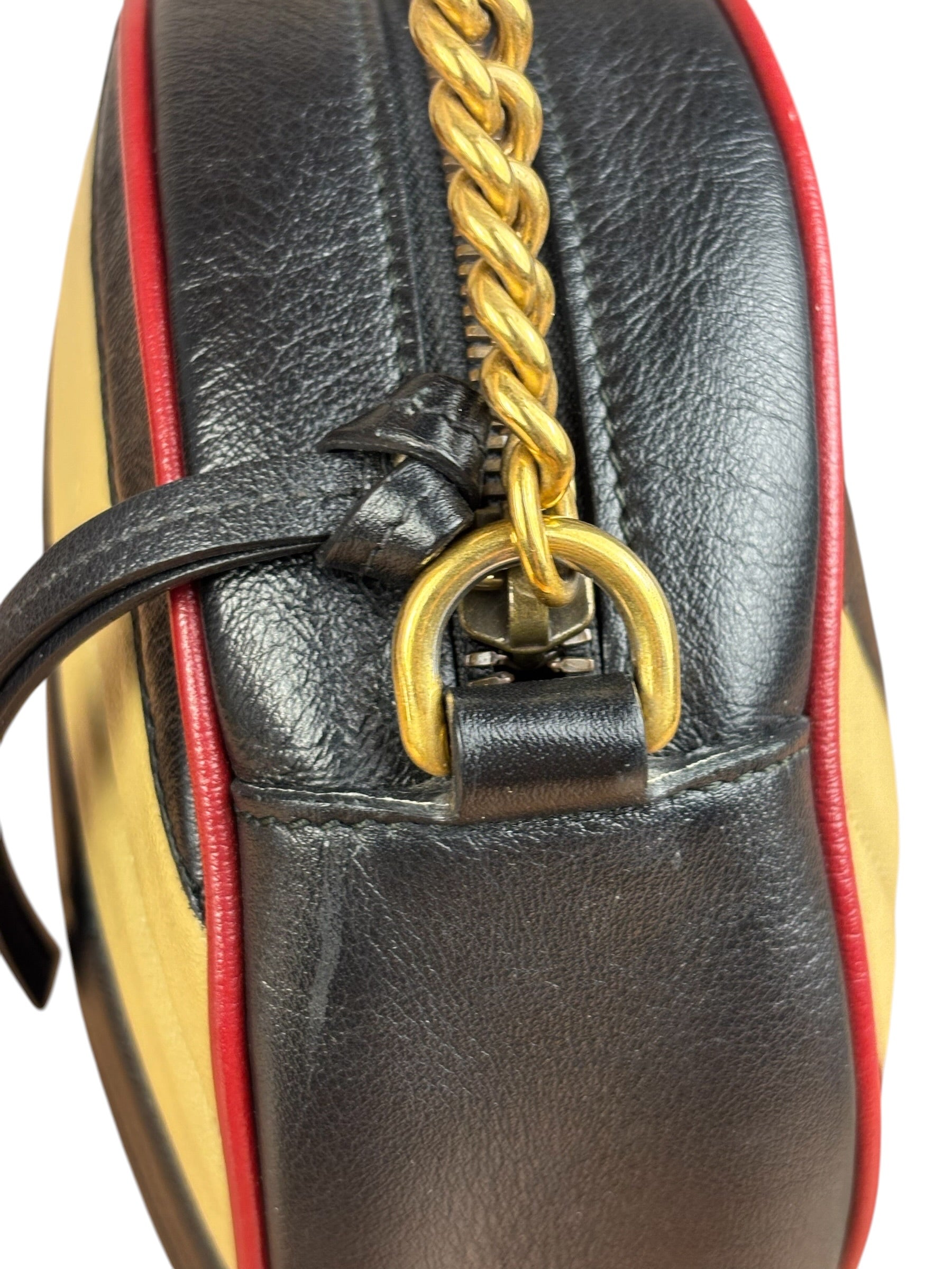 Gucci Multicolor Leather Azalea Marmont Round Crossbody