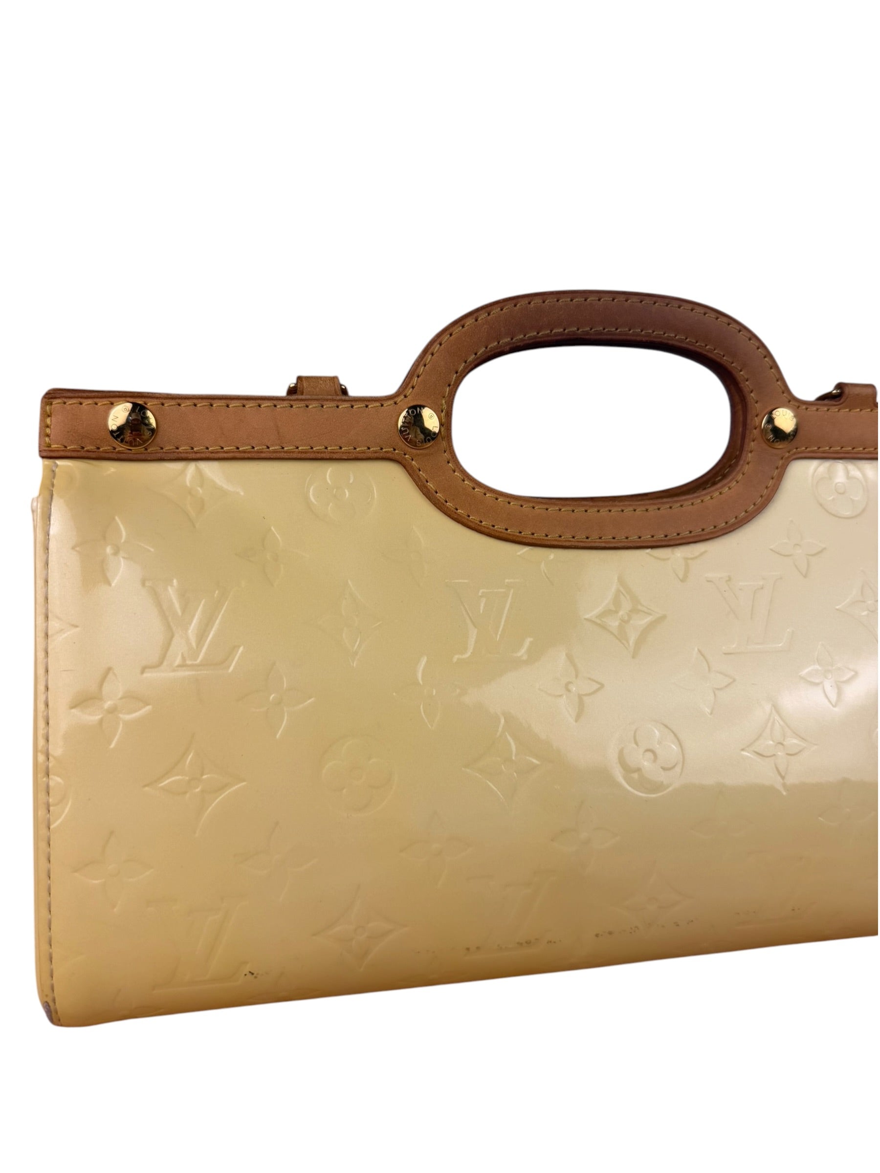 Louis Vuitton Yellow Vernis Roxbury Dive Two-Way Bag