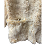 Language Vintage Rabbit Fur Coat