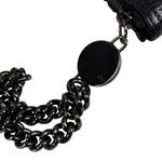 Gucci Black Leather Galaxy Wristlet Clutch