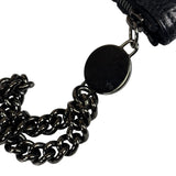 Gucci Black Leather Galaxy Wristlet Clutch