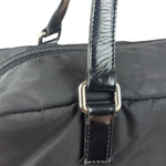Prada Vintage Black Nylon/Patent Shoulder Bag