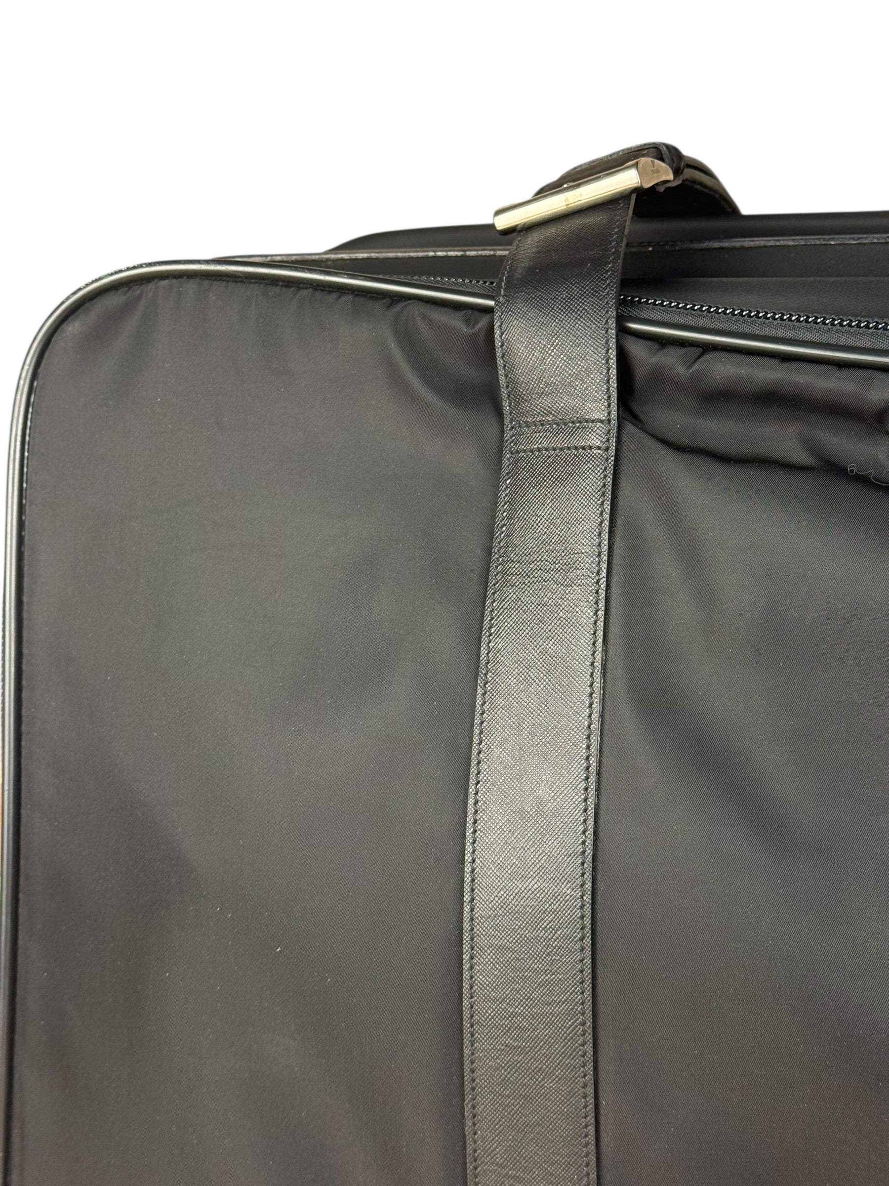 Prada Nylon Saffiano Travel Suitcase