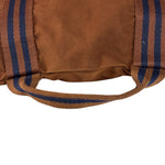 Hermes Vintage Brown Canvas Fourre Tote