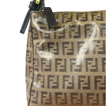 Fendi Vintage Beige PVC Zucca Pochette