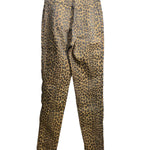 Fendi Vintage Leopard Print Straight Leg Jeans