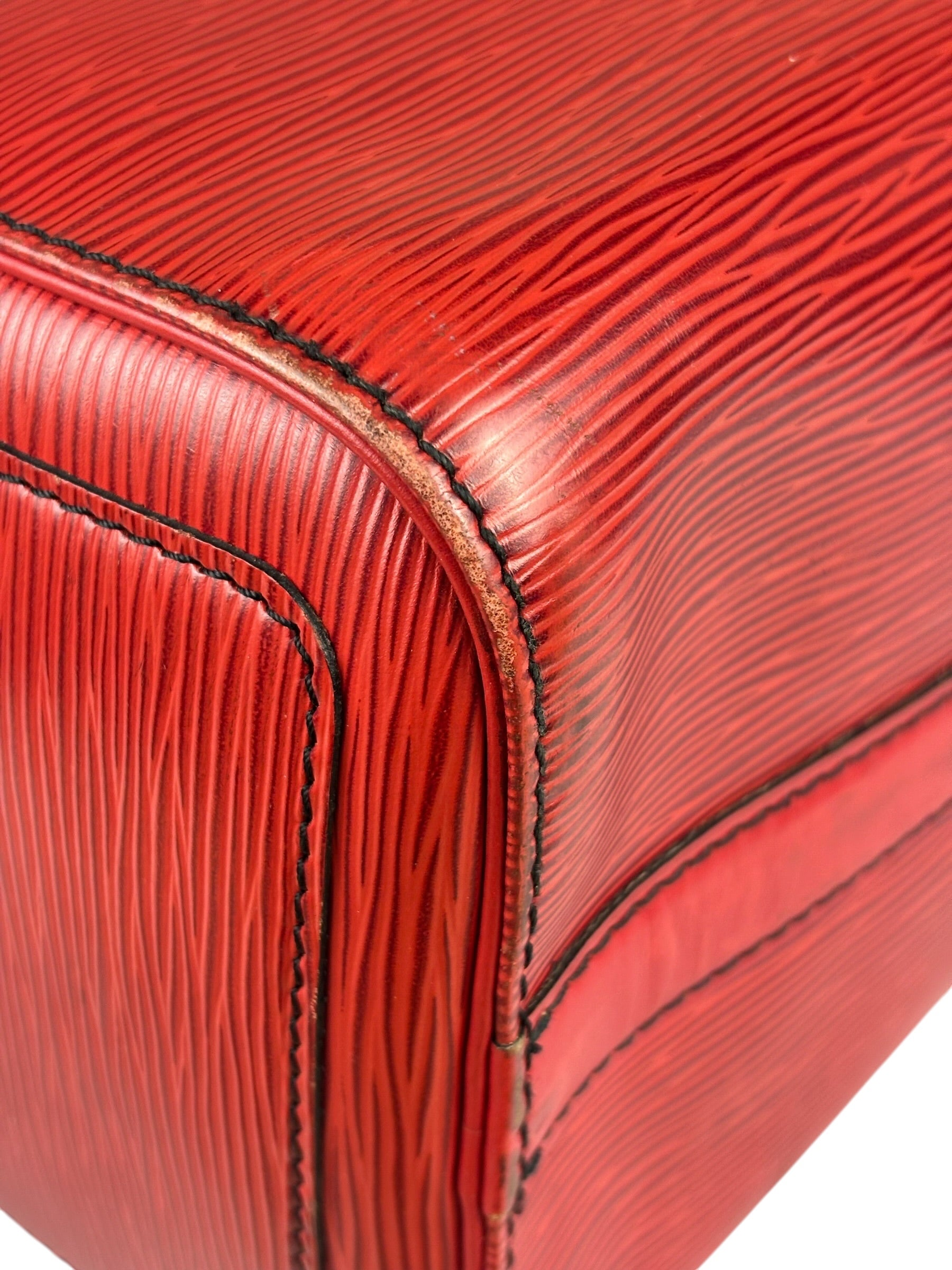 Louis Vuitton Red Epi Leather Speedy 25
